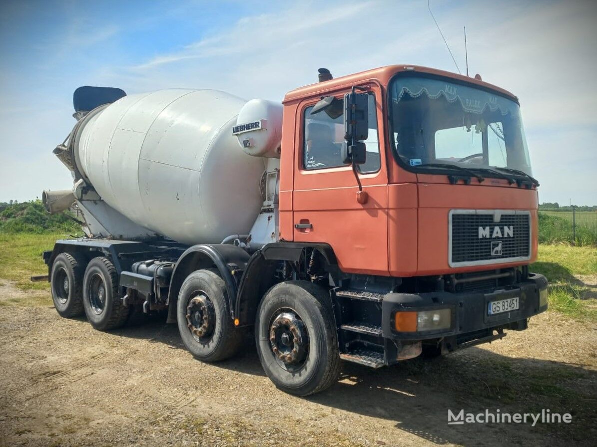 Liebherr  on chassis MAN 32.322  concrete mixer truck