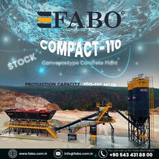 new FABO COMPACT-110 CONCRETE PLANT | CONVEYOR TYPE