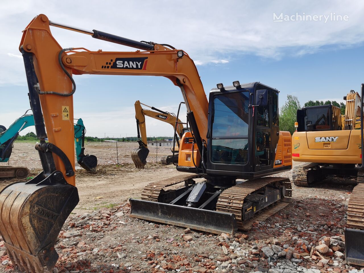 Sany SY75 mini excavator