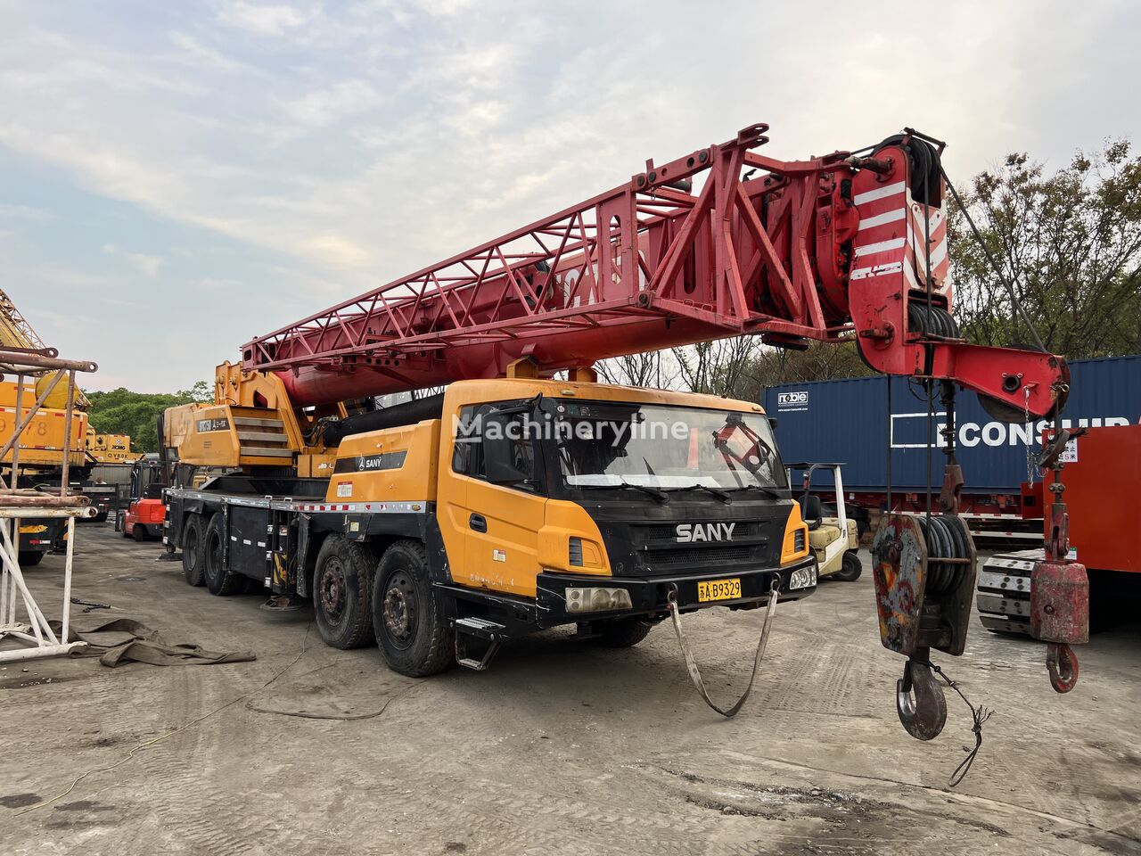 Sany STC750, 2015 year, 5 U-shaped booms  mobile crane