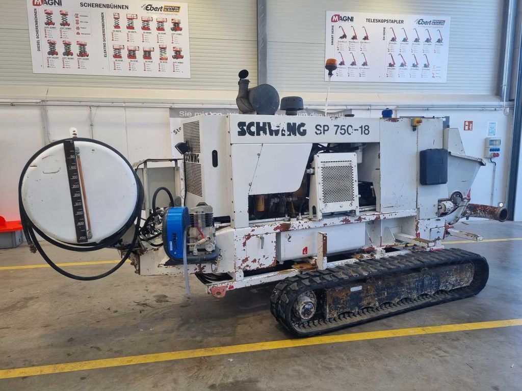 Schwing SP 750-18  stationary concrete pump