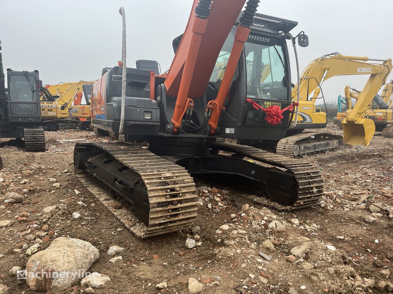 Hitachi ZX240-3 tracked excavator