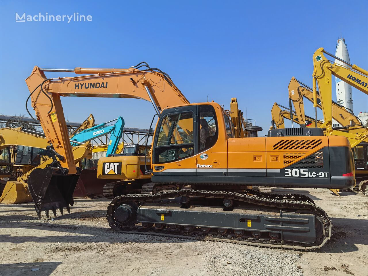Hyundai 305LC tracked excavator