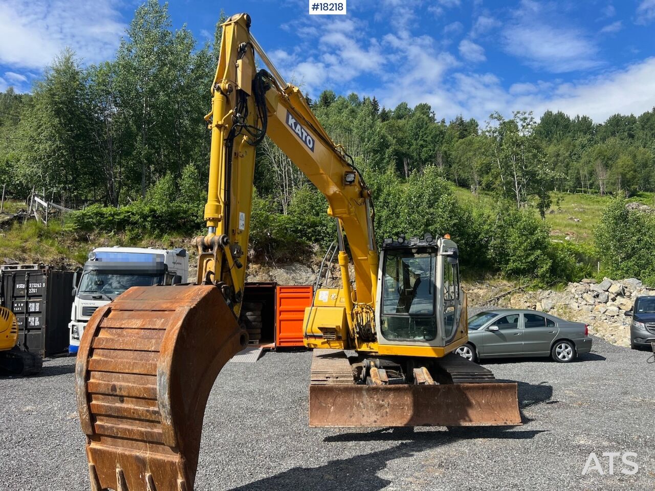 Kato HD513  tracked excavator