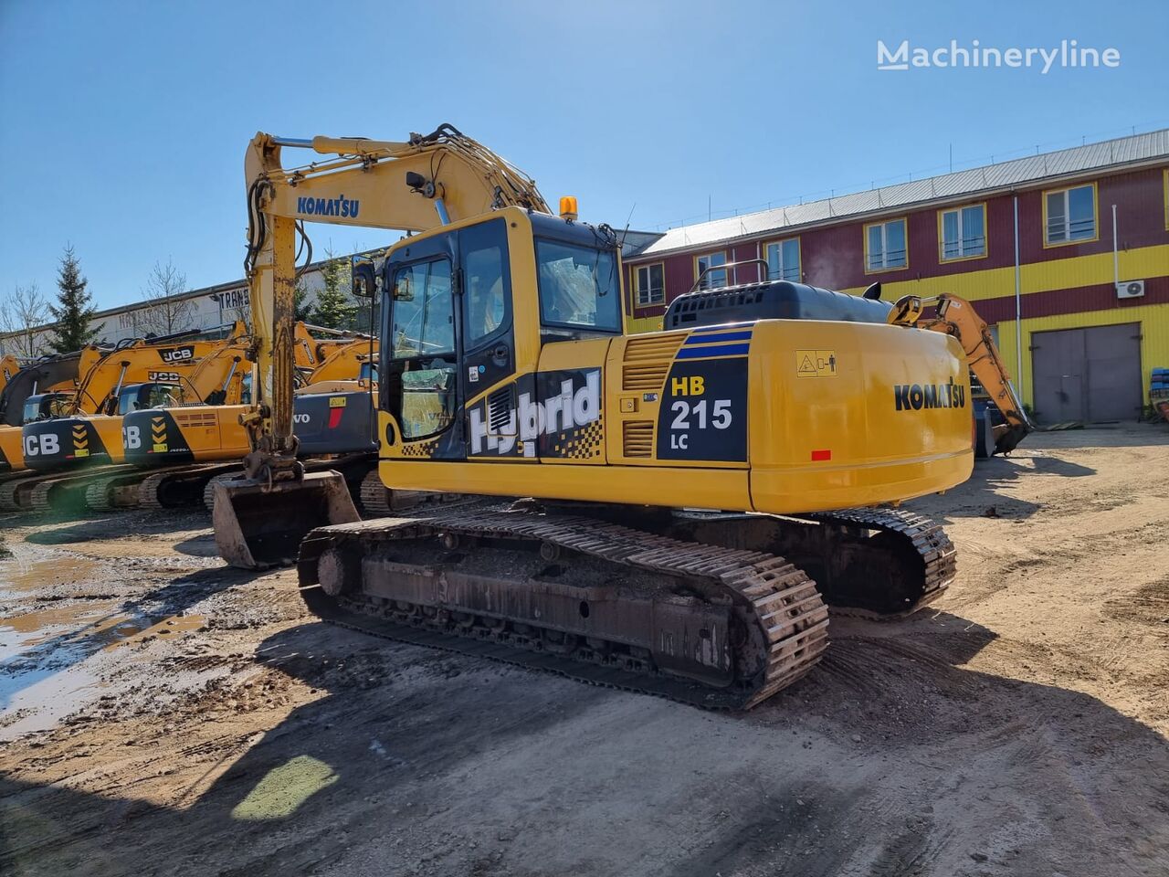 Komatsu HB215 tracked excavator
