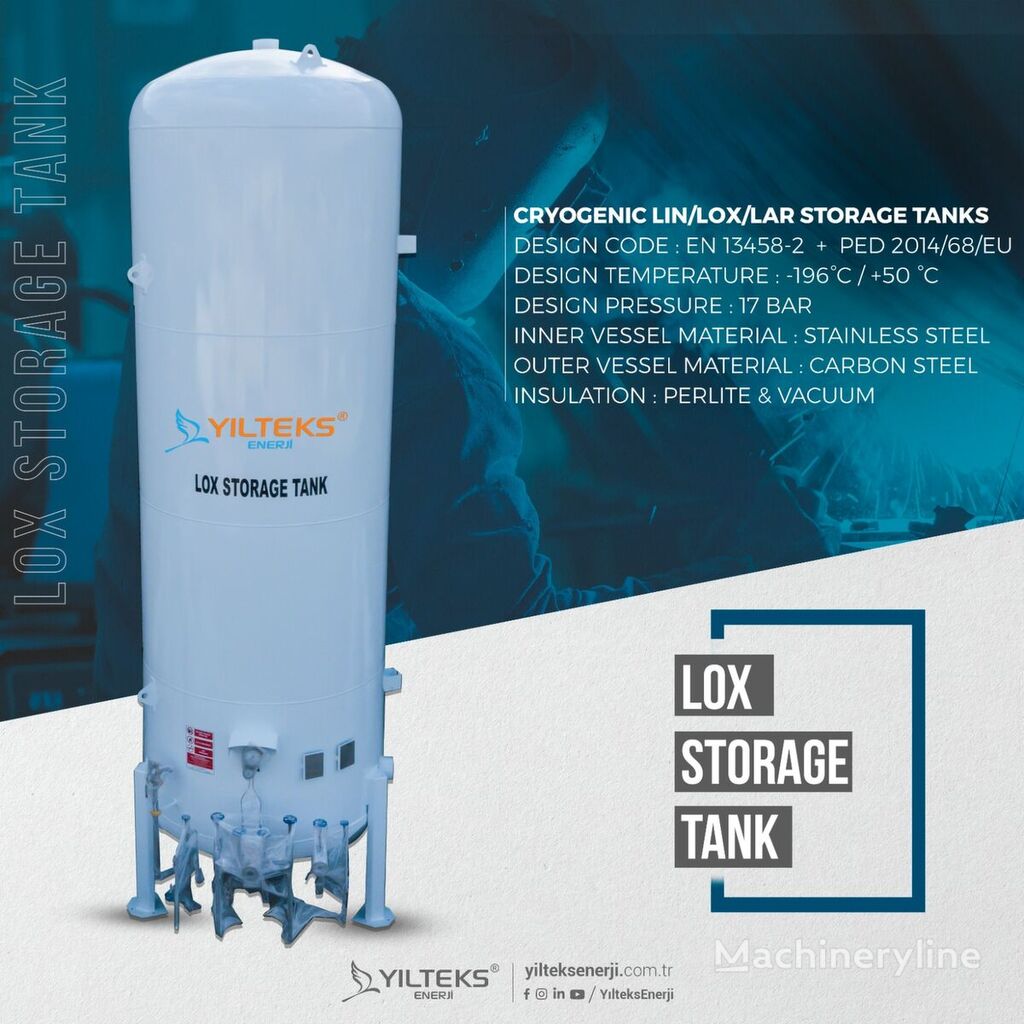 new YILTEKS Cryogenic Tanks - LIN,LOX,LAR,LCO2  gas equipment