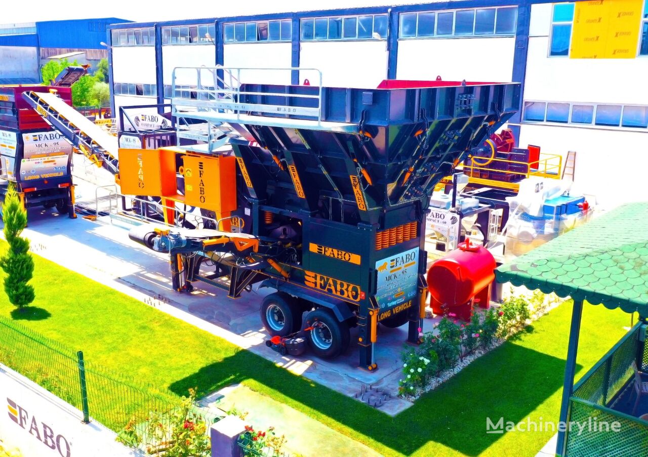 new FABO MOBILE CRUSHING AND SCREENING PLANT - STOCK - SPECIAL DISCOUNT crushing plant