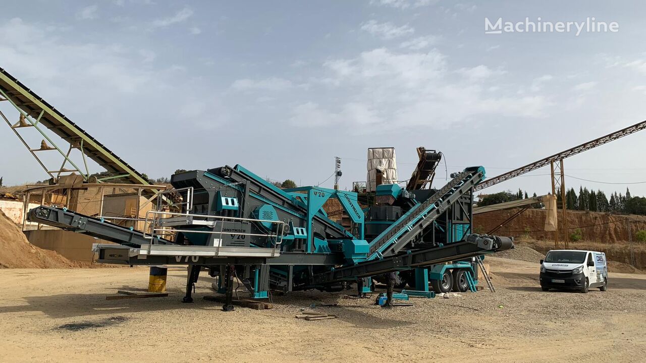 new Constmach V-70 Mobile Vertical Shaft Impact Crusher mobile crushing plant